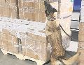 La Marina señaló que el embarque con tabaco ilegal venía en 138 cajas. ESPECIAL