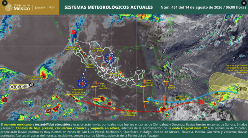 X / @conagua_clima&nbsp;