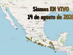 EN VIVO | Sismos en México | Viernes 14 de agosto. ESPECIAL / SSN