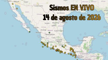 EN VIVO | Sismos en México | Viernes 14 de agosto. ESPECIAL / SSN