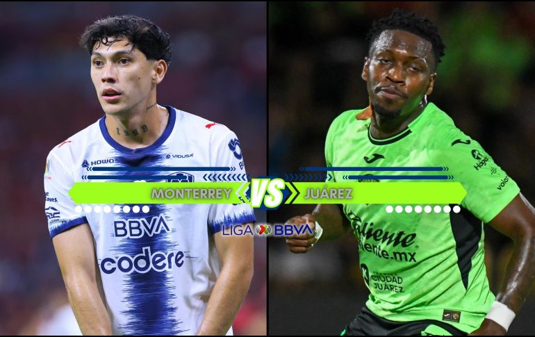 Monterrey recibe a Juárez en la Jornada 4 del Apertura 2026 de la Liga MX. ESPECIAL / IMAGO7 y CANVA