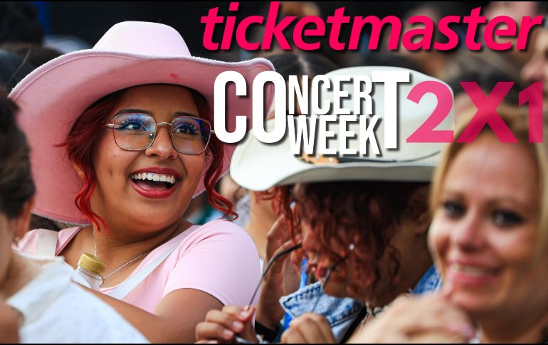 Prepara la tarjeta; la siguiente semana se llevará a cabo una nueva edición del Concert Week de Ticketmaster. EL INFORMADOR / ARCHIVO