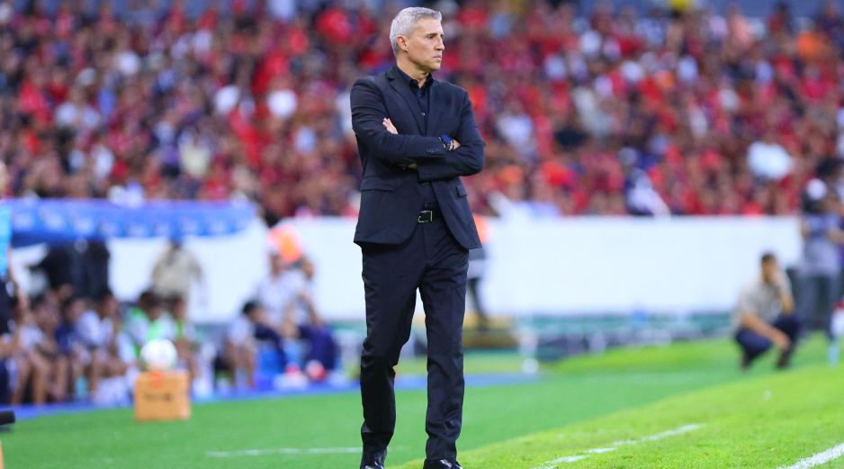 Hernán Crespo, director tecnico, durante el partido correspondiente a la jornada 3 del torneo Apertura 2026 de la Liga BBVA MX,. IMAGO7/Juan Carlos Cubeyro