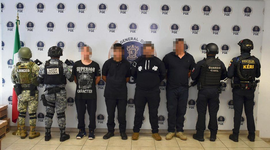 El director de Policía del municipio de José Sixto Verduzco fue detenido junto a tres elementos de dicha corporación. ESPECIAL