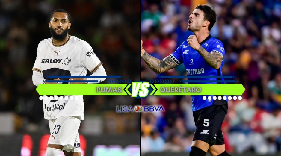 Después de la pausa por la Leagues Cup, Pumas y Querétaro regresan a la actividad de la Liga MX con registros idénticos. ESPECIAL / IMAGO7 y CANVA