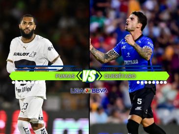 Después de la pausa por la Leagues Cup, Pumas y Querétaro regresan a la actividad de la Liga MX con registros idénticos. ESPECIAL / IMAGO7 y CANVA