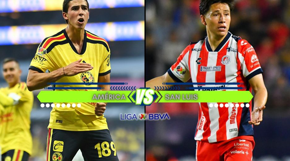 América buscará mantener su paso invicto frente al Atlético de San Luis en el Estadio Banorte. ESPECIAL / IMAGO7 y CANVA