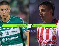 Este domingo 16 de agosto, a las 19:00 horas, Santos Laguna recibirá a Chivas en el Estadio Corona, en un encuentro donde ambos clubes llegan con pendientes por resolver. ESPECIAL / IMAGO7 y CANVA
