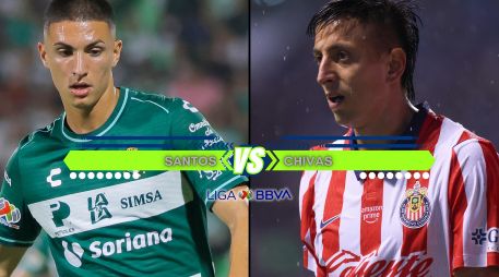 Este domingo 16 de agosto, a las 19:00 horas, Santos Laguna recibirá a Chivas en el Estadio Corona, en un encuentro donde ambos clubes llegan con pendientes por resolver. ESPECIAL / IMAGO7 y CANVA