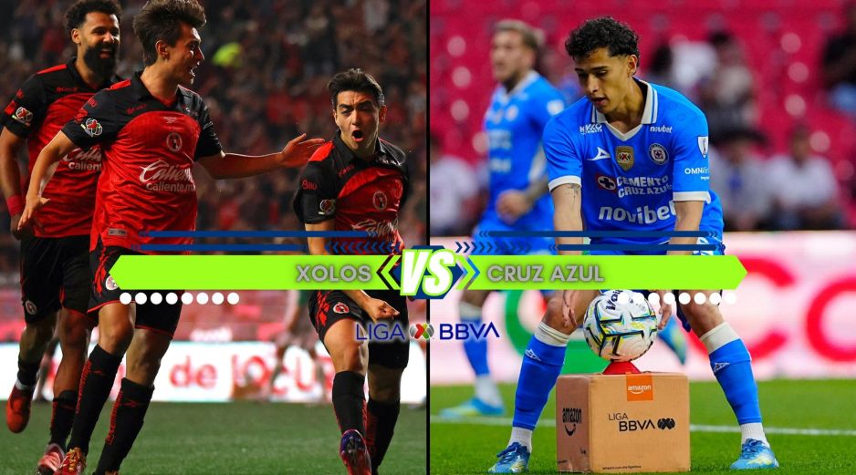El encuentro entre Xolos de Tijuana y Cruz Azul se jugará este domingo 16 de agosto de 2026. ESPECIAL / IMAGO7 y CANVA