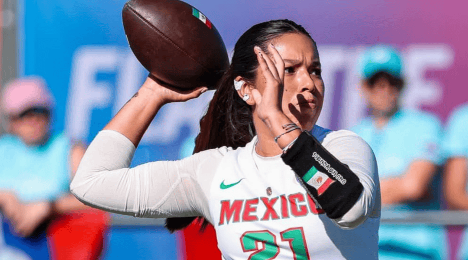 El conjunto mexicano de  Flag Football había llegado a la fase de eliminación directa como uno de los principales candidatos. X/@COM_Mexico