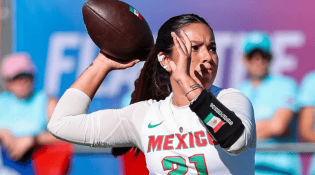 El conjunto mexicano de  Flag Football había llegado a la fase de eliminación directa como uno de los principales candidatos. X/@COM_Mexico