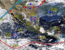 El organismo advirtió que las precipitaciones podrían provocar aumentos en los niveles de ríos y arroyos, deslaves, encharcamientos e inundaciones en zonas bajas. ESPECIAL/ SMN.
