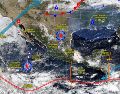 El organismo advirtió que las precipitaciones podrían provocar aumentos en los niveles de ríos y arroyos, deslaves, encharcamientos e inundaciones en zonas bajas. ESPECIAL/ SMN.