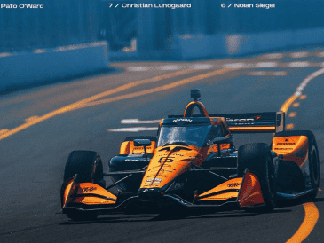 O’Ward consiguió mantenerse en competencia y comenzó a recuperar posiciones durante la primera mitad. ESPECIAL/ INSTAGRAM/ arrowmclaren