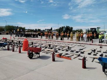 Autoridades militares activaron el Plan DN-III-E ante el riesgo de inundaciones y afectaciones por ciclones tropicales en Baja California Sur. ESPECIAL.