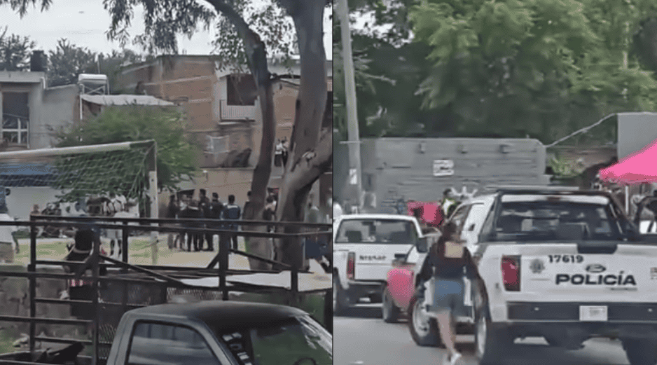 De acuerdo con los reportes policiales los hechos sucedieron en el campo de futbol conocido como 