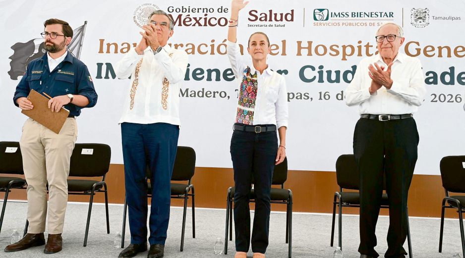 La Presidenta inauguró el hospital de Ciudad Madero, equipado con 179 camas y cinco quirófanos. ESPECIAL
