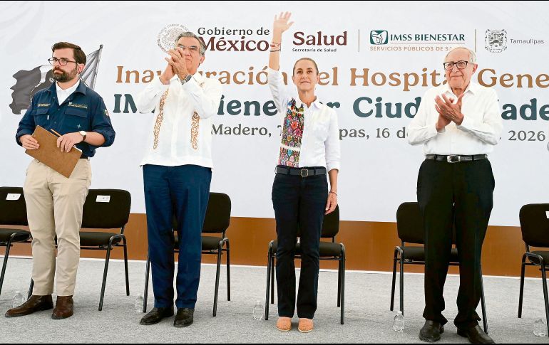 La Presidenta inauguró el hospital de Ciudad Madero, equipado con 179 camas y cinco quirófanos. ESPECIAL