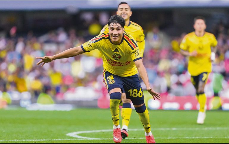 El canterano Osvaldo Arriaga se estrenó como goleador y sentenció el encuentro contra el San Luis. IMAGO7