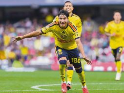 El canterano Osvaldo Arriaga se estrenó como goleador y sentenció el encuentro contra el San Luis. IMAGO7