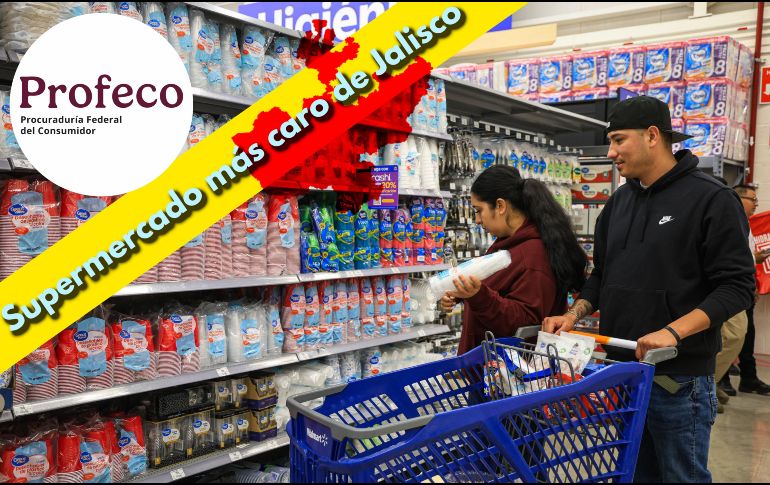 En este supermercado encuentras los precios más altos de todo el estado para adquirir la Canasta Básica; se encuentra en Guadalajara. EL INFORMADOR / ARCHIVO