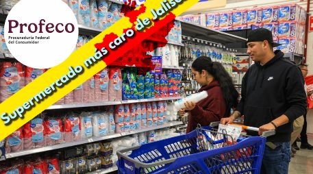 En este supermercado encuentras los precios más altos de todo el estado para adquirir la Canasta Básica; se encuentra en Guadalajara. EL INFORMADOR / ARCHIVO