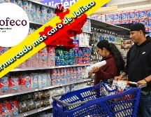 En este supermercado encuentras los precios más altos de todo el estado para adquirir la Canasta Básica; se encuentra en Guadalajara. EL INFORMADOR / ARCHIVO