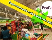 En este supermercado encuentras los precios más bajos de todo Jalisco para adquirir la Canasta Básica; se encuentra en Guadalajara. EL INFORMADOR / ARCHIVO