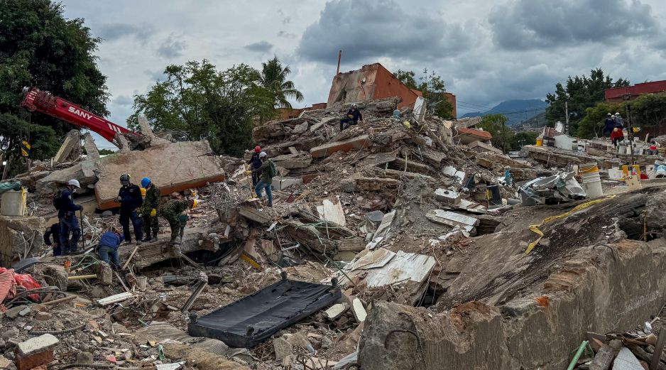 El 10 de agosto, Colombia registró un terremoto de magnitud 7.4 que sacudió gran parte del país. EFE / M. Baos