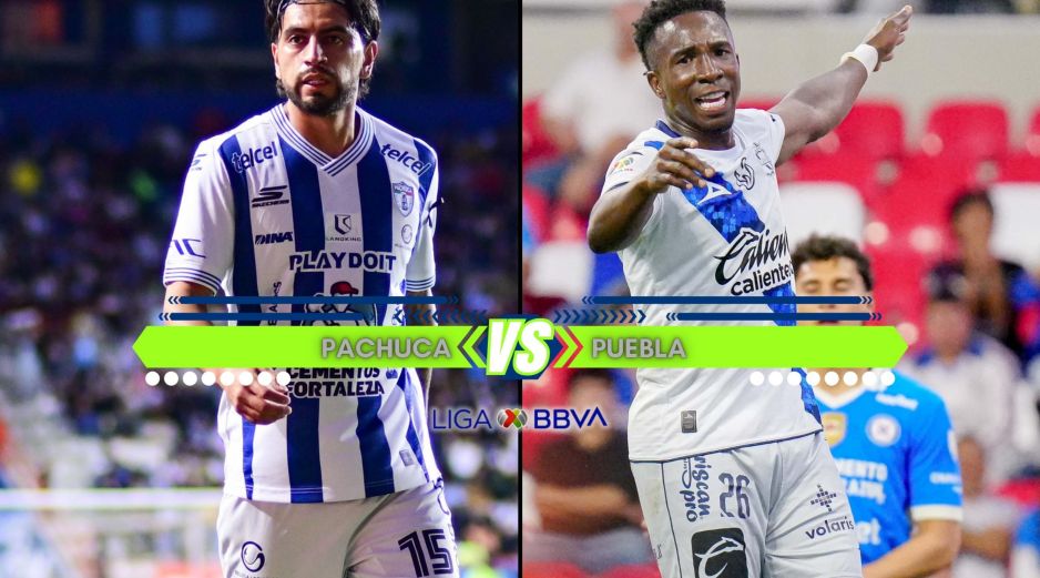 Pachuca y Puebla vuelven a la Liga MX después de su participación en la Leagues Cup y buscan cerrar la fecha con una victoria. ESPECIAL / IMAGO7 y CANVA