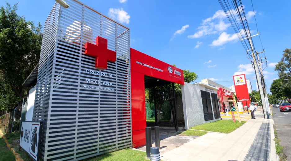 La intervención en la Cruz Roja en la Cámara de Comercio de Guadalajara representó una inversión de más de 600 mil pesos. ESPECIAL / Canaco
