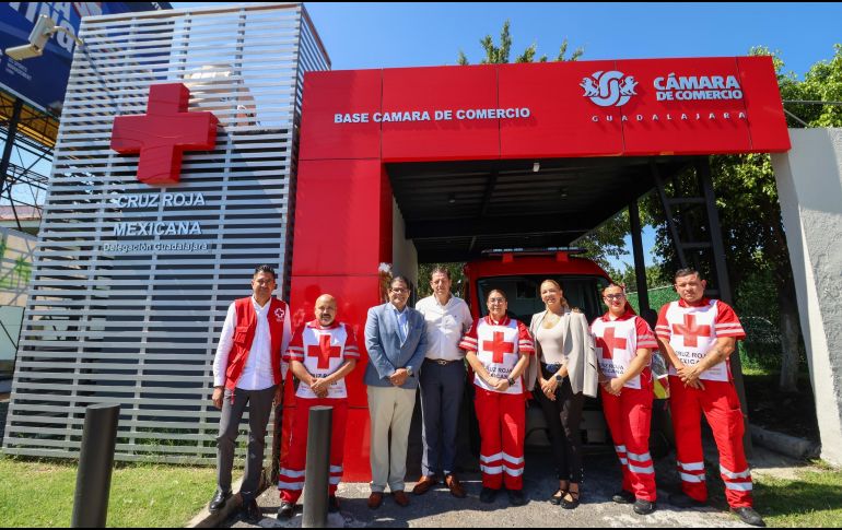 La intervención en la Cruz Roja en la Cámara de Comercio de Guadalajara representó una inversión de más de 600 mil pesos. ESPECIAL / Canaco