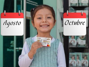 El calendario de pagos de agosto concluyó el viernes pasado con un depósito único anual de 2 mil 500 pesos, destinado a apoyar a las familias con los gastos de útiles y uniformes para el ciclo escolar 2026-2027. ESPECIAL / Programas para el Bienestar y CANVA