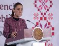 "Es un tema en realidad pues municipal y estatal", explicó la Presidenta Sheinbaum desde Palacio Nacional. SUN / F. Rojas