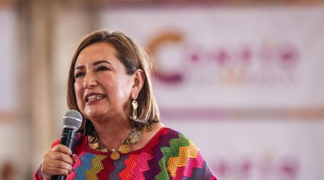 Xóchitl Gálvez sostuvo que leyó una investigación que involucraba a 'Andy' López en supuestos delitos, pero no dijo exactamente dónde. EL INFORMADOR/ARCHIVO