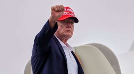 No es la primera vez que Trump tiene encuentros tensos con periodistas que le hacen preguntas que no le gustan. AP/J. Demaree