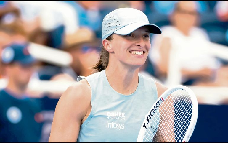 Iga Swiatek remontó  frente a la griega María Sakkari y evita la eliminación. ESPECIAL