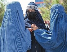 Mujeres de Kandahar durante las celebraciones por el quinto aniversario del regreso de los talibanes.  AFP