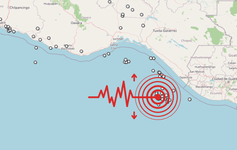 &nbsp;Sismo en Chiapas. ESPECIAL / SSN