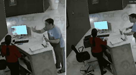 La situación en el hotel Park Life Paradox en Santa Feescaló hasta convertirse en una agresión, durante la cual la trabajadora fue insultada, derribada y golpeada. ESPECIAL / X