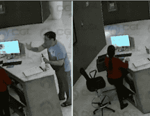 La situación en el hotel Park Life Paradox en Santa Feescaló hasta convertirse en una agresión, durante la cual la trabajadora fue insultada, derribada y golpeada. ESPECIAL / X