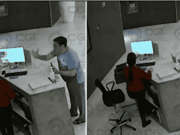 La situación en el hotel Park Life Paradox en Santa Feescaló hasta convertirse en una agresión, durante la cual la trabajadora fue insultada, derribada y golpeada. ESPECIAL / X