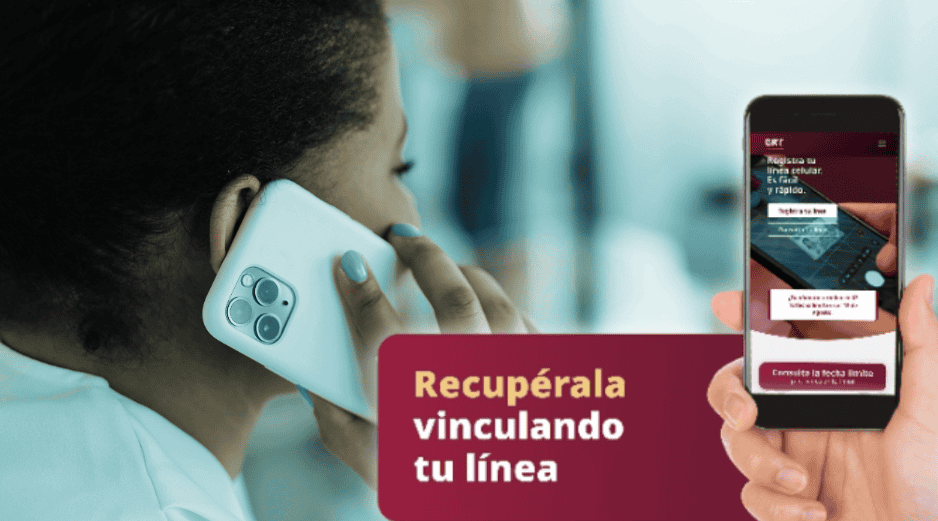 La CRT en México detalló el proceso para reactivar una línea telefónica suspendida por falta de registro. ESPECIAL/CRT/Canva