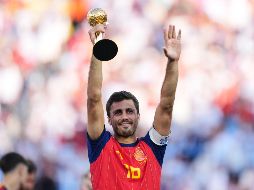 Rodri, Balón de Oro en 2024, llega al Camp Nou con el honor de haber sido el capitán de España en el camino hacia el título en el Mundial 2026. AP / ARCHIVO