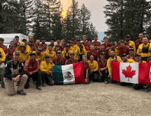La Conafor mantiene desplegados y coordinados a 422 combatientes forestales en Canadá. CORTESÍA
