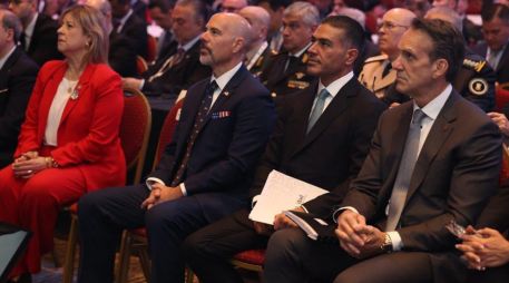 Omar García Harfuch expuso ante la DEA los avances de la Estrategia Nacional de Seguridad y destacó la cooperación internacional contra el crimen organizado. X/@OHarfuch