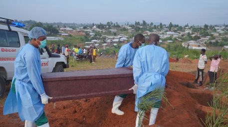 El brote de ébola en la República Democrática del Congo alcanza una letalidad del 46.8%, convirtiéndose en el más mortífero de su historia. EFE/D. Dirole