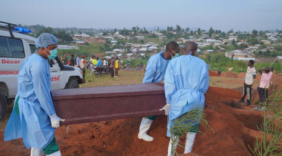 El brote de ébola en la República Democrática del Congo alcanza una letalidad del 46.8%, convirtiéndose en el más mortífero de su historia. EFE/D. Dirole