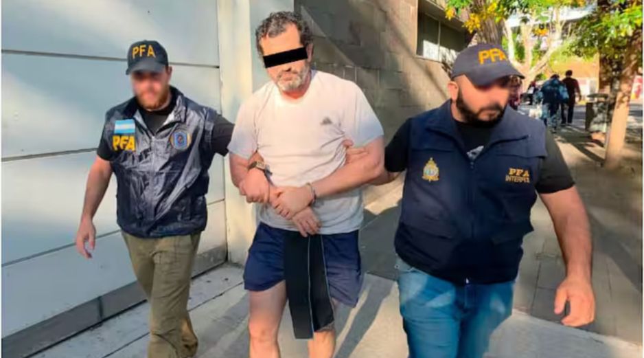 Fernando Farías fue arrestado el 23 de abril en el barrio de Palermo, en Buenos Aires. ESPECIAL